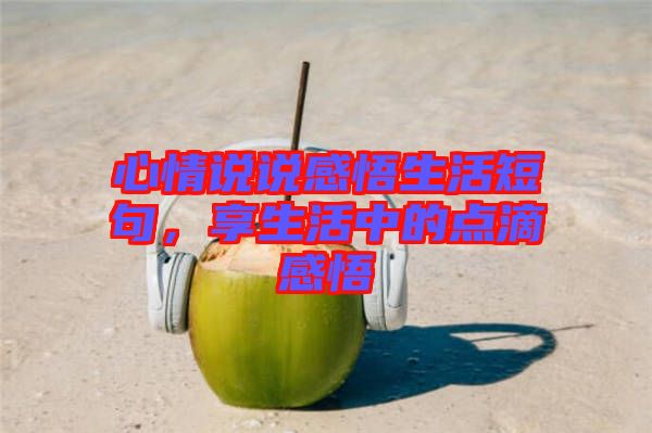 心情說(shuō)說(shuō)感悟生活短句，享生活中的點(diǎn)滴感悟