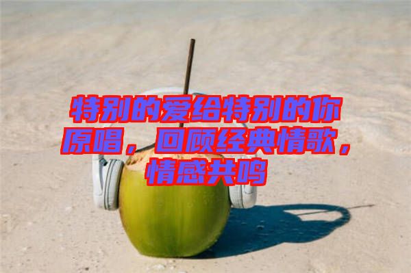 特別的愛(ài)給特別的你原唱，回顧經(jīng)典情歌，情感共鳴