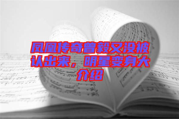 鳳凰傳奇曾毅又沒(méi)被認(rèn)出來(lái)，明星變身大介紹