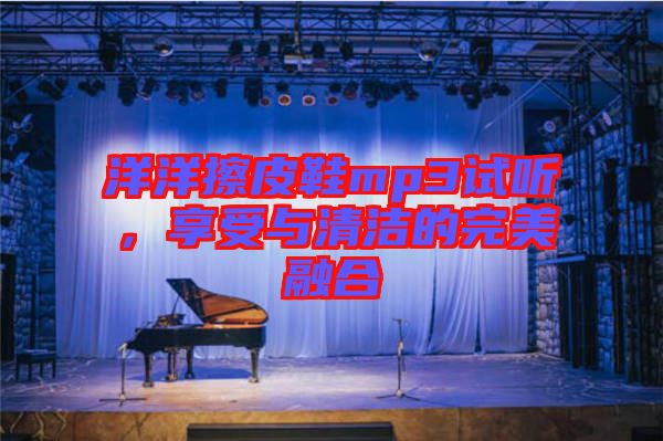 洋洋擦皮鞋mp3試聽，享受與清潔的完美融合