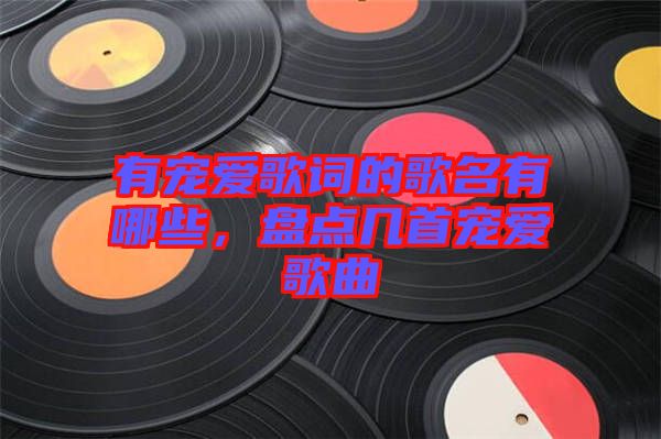 有寵愛歌詞的歌名有哪些，盤點(diǎn)幾首寵愛歌曲