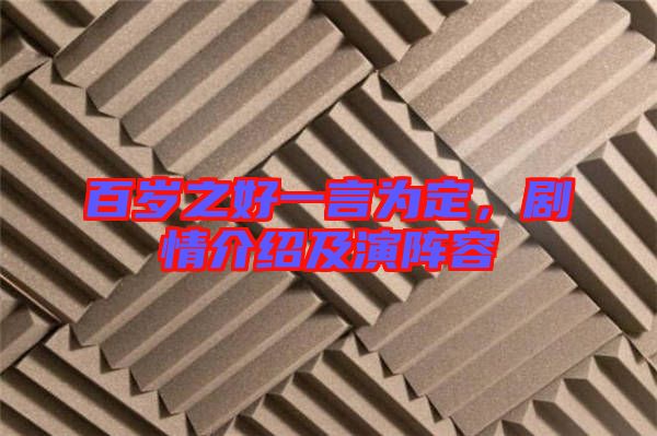 百歲之好一言為定，劇情介紹及演陣容