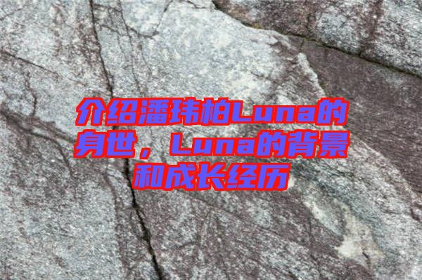 介紹潘瑋柏Luna的身世，Luna的背景和成長經(jīng)歷