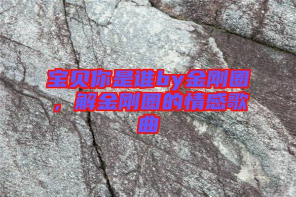 寶貝你是誰by金剛?cè)?，解金剛?cè)Φ那楦懈枨? width=