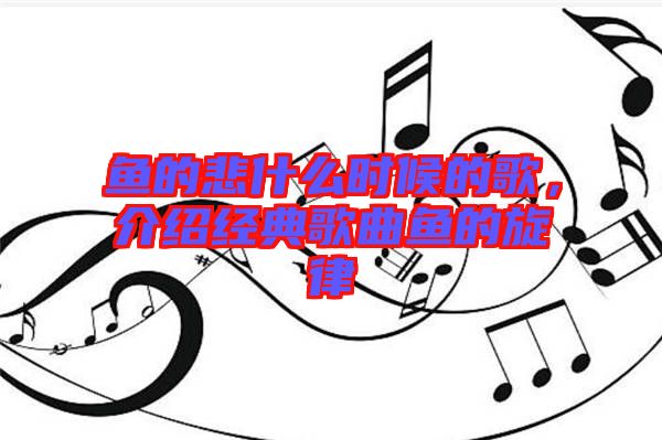 魚的悲什么時候的歌，介紹經(jīng)典歌曲魚的旋律