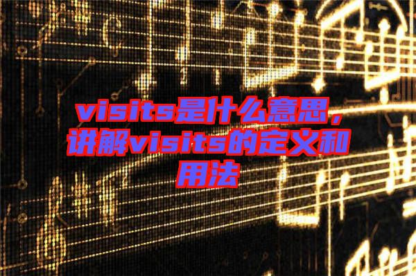 visits是什么意思，講解visits的定義和用法