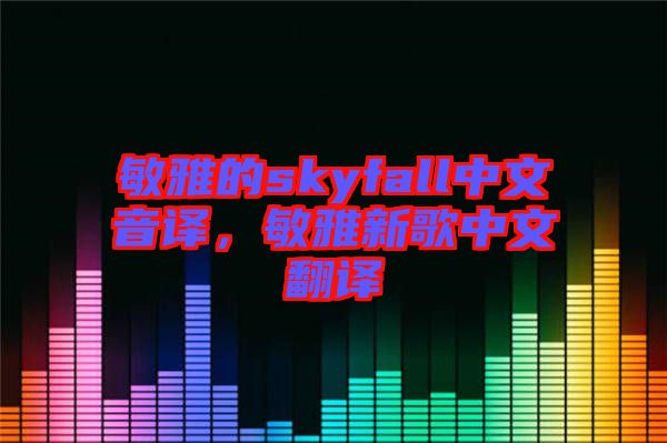 敏雅的skyfall中文音譯，敏雅新歌中文翻譯