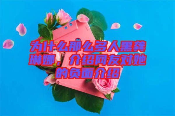 為什么那么多人黑龔琳娜，介紹網(wǎng)友對她的負(fù)面介紹