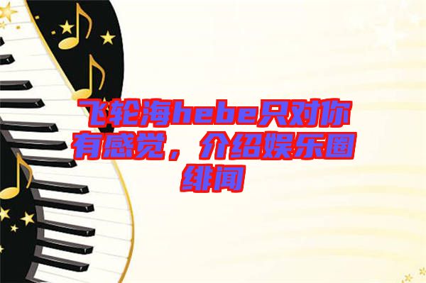 飛輪海hebe只對(duì)你有感覺，介紹娛樂圈緋聞