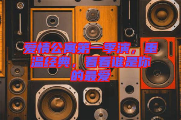 愛情公寓第一季演，重溫經(jīng)典，看看誰是你的最愛