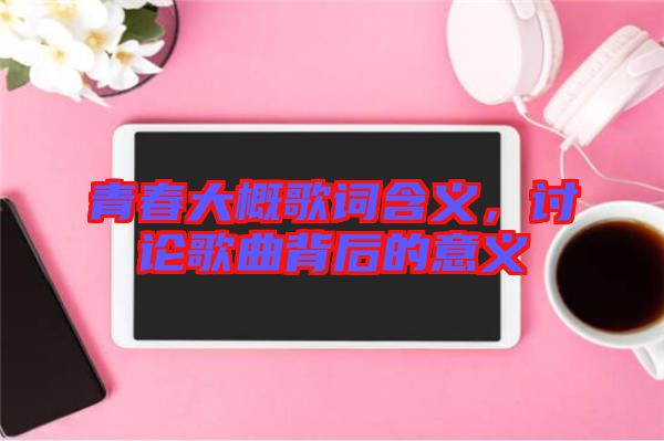 青春大概歌詞含義，討論歌曲背后的意義