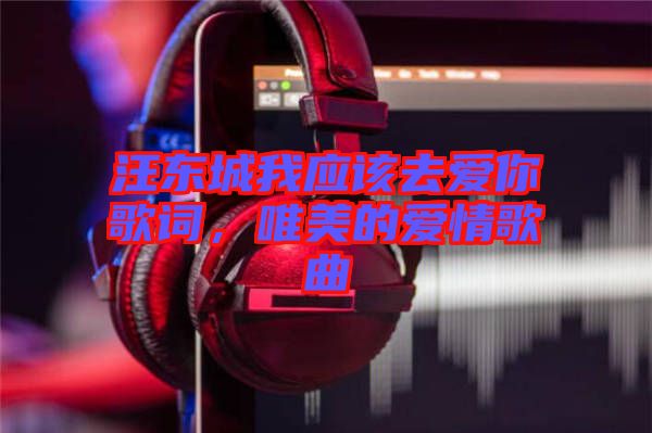 汪東城我應(yīng)該去愛你歌詞，唯美的愛情歌曲