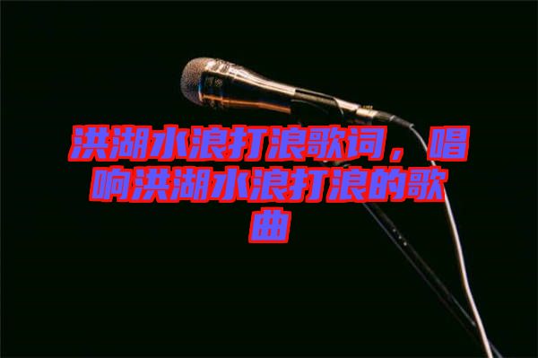 洪湖水浪打浪歌詞，唱響洪湖水浪打浪的歌曲