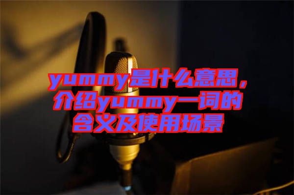 yummy是什么意思，介紹yummy一詞的含義及使用場景