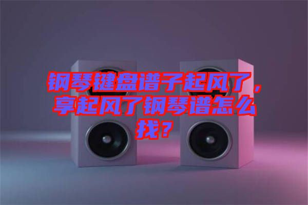 鋼琴鍵盤譜子起風(fēng)了，享起風(fēng)了鋼琴譜怎么找？