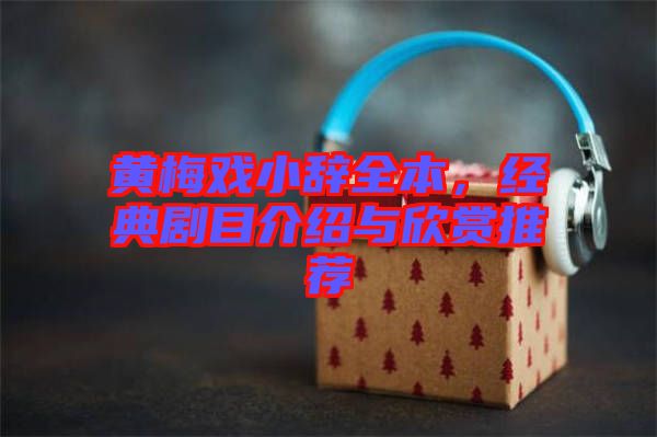 黃梅戲小辭全本，經(jīng)典劇目介紹與欣賞推薦