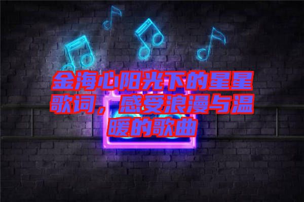 金海心陽(yáng)光下的星星歌詞，感受浪漫與溫暖的歌曲